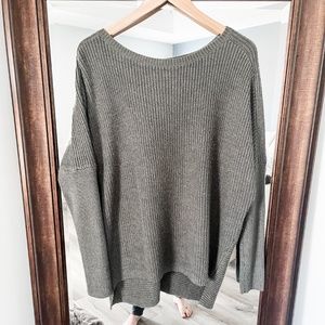 Grey Oversized Sweater